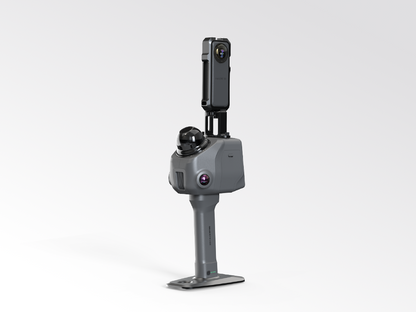 3DMakerpro Raven equipped with 360 camera kit for immersive 4K Gaussian Splatting and professional color point clouds.