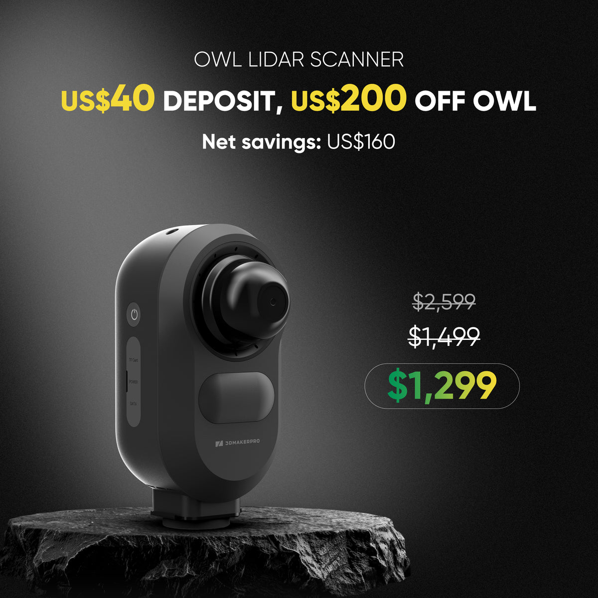 Owl LiDAR Scanner deposit