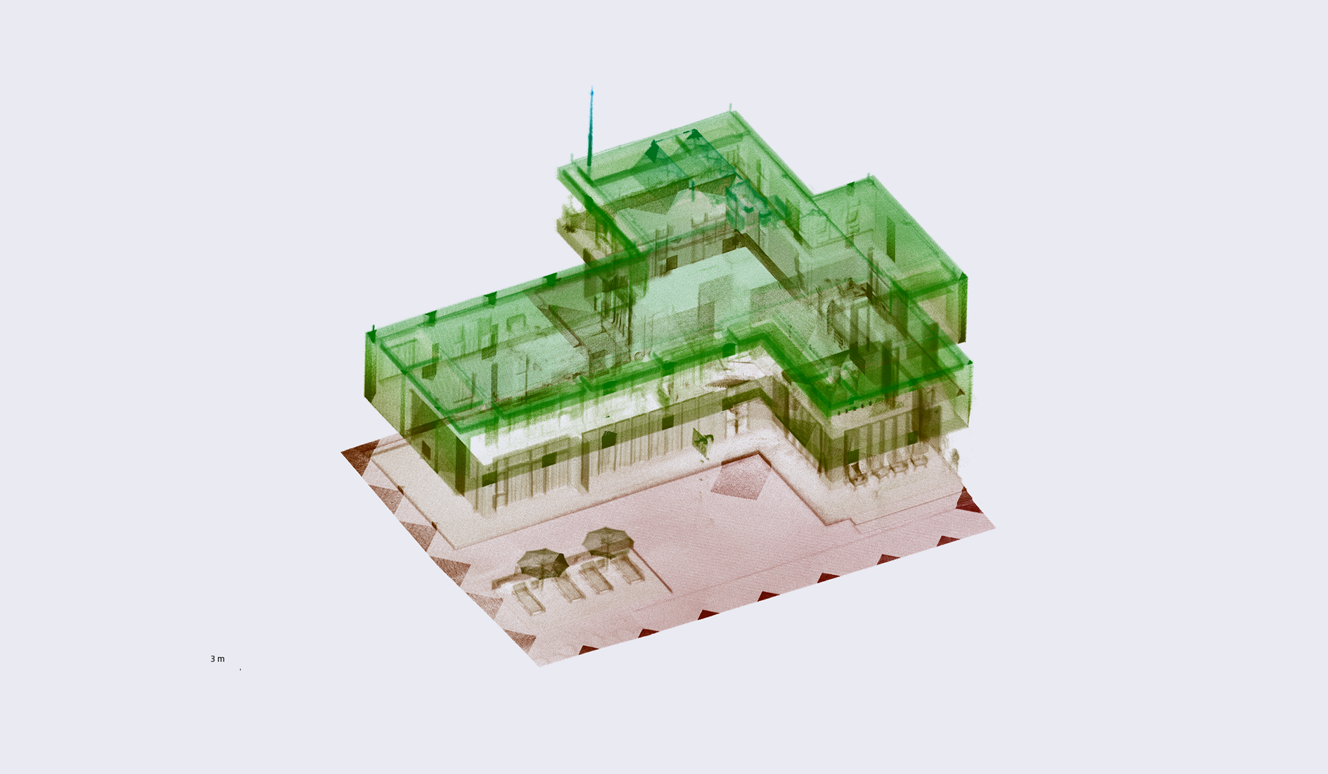 Villa exterior., Structure